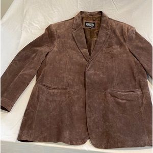 BGSD men’s suede blazer XXL , brown
